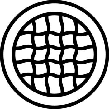 Peanut butter cookie Futuristic App Badge vector