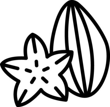 Fruta estrella usuario interfaz marca vector