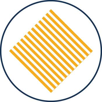 cuadrado en circulo Bauhaus modelo vector