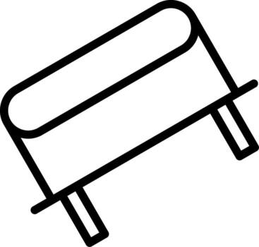 Oscillator Interface Line Graphic vector
