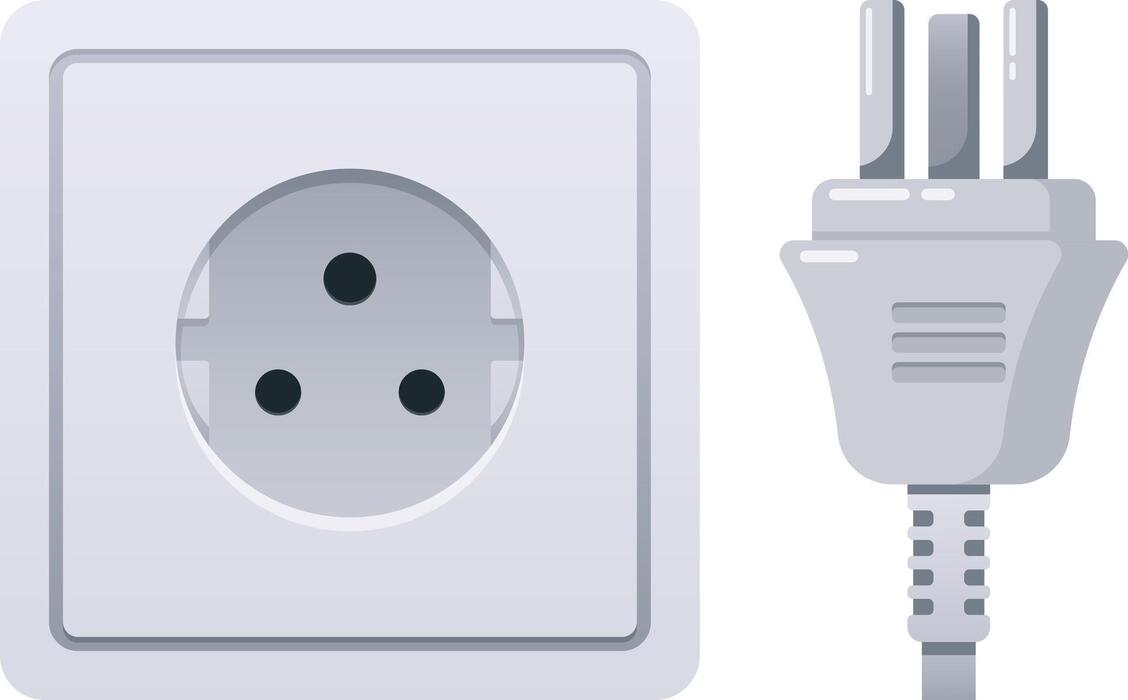Ac Plug Vector Art, Icons, and Graphics for Free Download