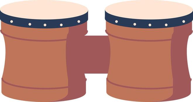 Instruments for Playing Latino Music Drum vector