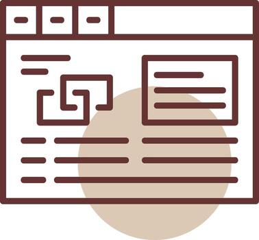 enlace edificio circulo línea circulo icono vector