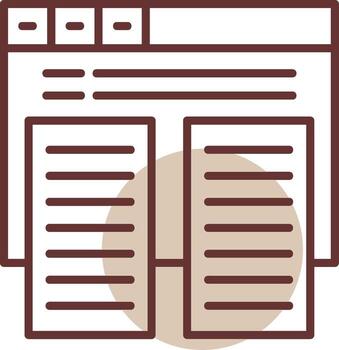 duplicar contenido circulo línea circulo icono vector