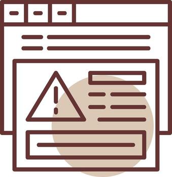 404 error Circle Line Circle Icon vector