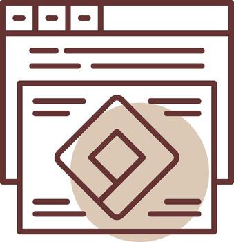 Attribution modeling Circle Line Circle Icon vector