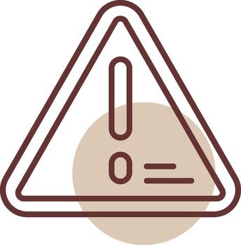 Error Notification Line Circle Icon vector