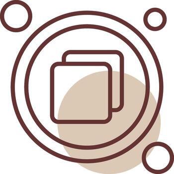 restaurar abajo navegación línea circulo icono vector