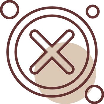 cerca botón navegación línea circulo icono vector