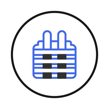 resumen geométrico formar compuesto de lineal elementos dentro un circular marco mostrando intrigante vector