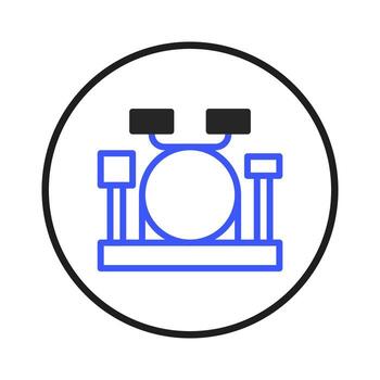 estilizado percusión equipo ilustración capturar rítmico esencia creando un visual musical vector