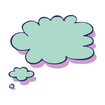 Hand drawn speech bubble Blank empty message box Textbox frame for banners, price tags, stickers, design talk doodle text vector