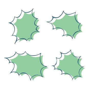 texto garabatear sueño conjunto de mano dibujado habla burbuja blanco vacío mensaje caja caja de texto marco para pancartas, precio etiquetas, pegatinas, diseño vector