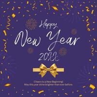 Happy New Year Confetti Theme template