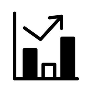 ilustración de analítica icono vector