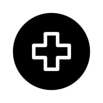 Illustration of Add Button Icon vector