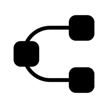 Illustration of Node Icon vector