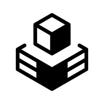 Illustration of Blockchain Icon vector