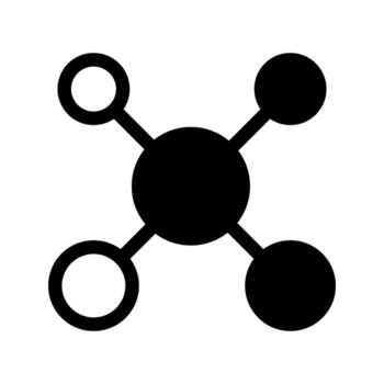 ilustración de datos fluir icono vector