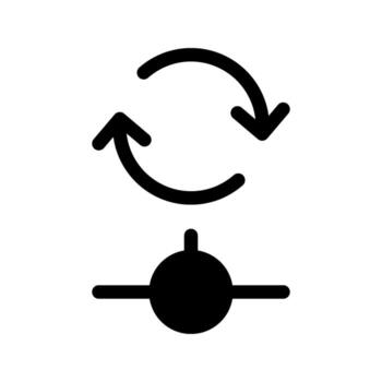 ilustración de actualizar conexión icono vector