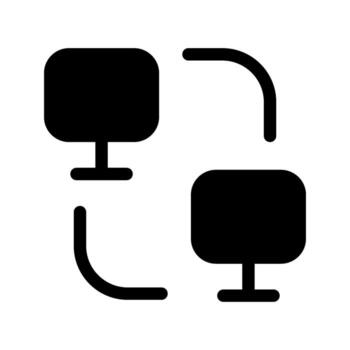 Illustration of Lan Connection Icon vector