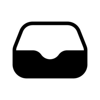 Illustration of Inbox Icon vector