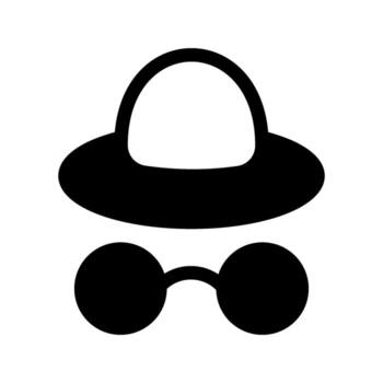 ilustración de hacker icono vector