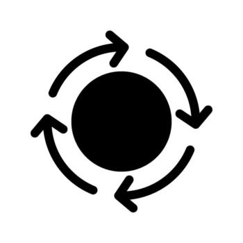 Illustration of Loop Icon vector