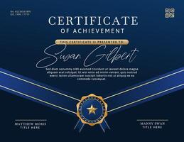 Blue Ribbon Certificate Template
