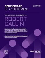 Upward Arrows Certificate Template Vertical