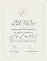 Minimalist Frame Certificate Template