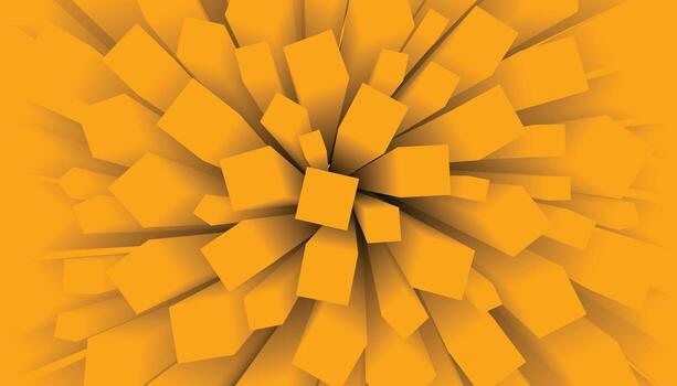 un resumen naranja antecedentes con cubitos vector