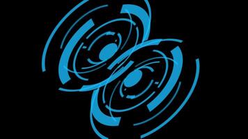 3D Innovate Circle Tech Loading Animation video