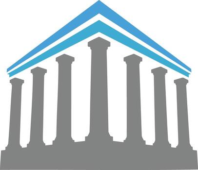 moderno resumen edificio arquitectura diseño con geométrico elementos vector