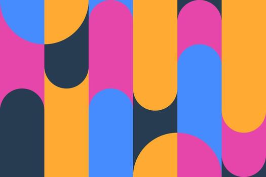 sin costura modelo geométrico Bauhaus antecedentes en mosaico bloquear estilo vector