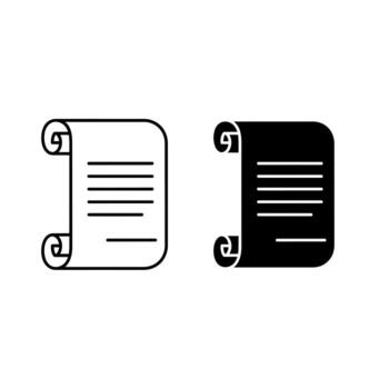 antiguo Desplazarse ilustraciones vector