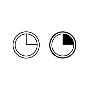 Progreso indicadores un visual representación vector