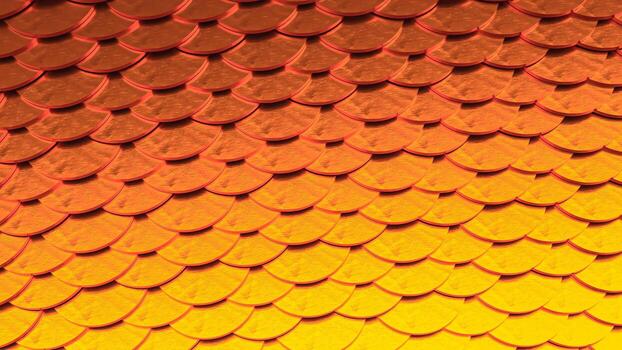 A close up of a fish scales pattern photo