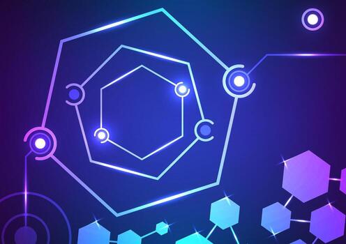 Digital technology circuit background. Business and electronic computer data concept. Design for futuristic network system. vector