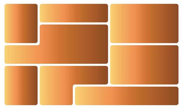 Brown rectangles pattern seamless geometric abstract background vector