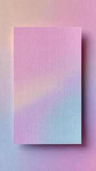 Pastel gradient geometric paper textured background with minimal 3D rectangular block photo