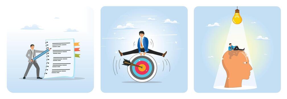 Strategies for personal growth and creativity vector