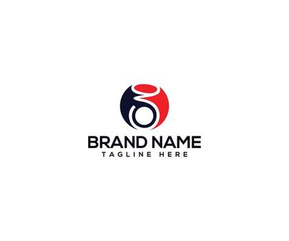 Abstract Business Logo Design A modern and sleek abstract logo, perfect for representing a dynamic and forward-thinking company or brand. vector