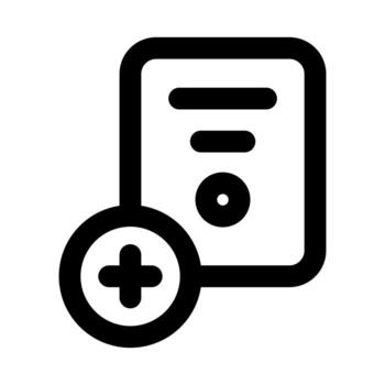 Add File, New File modern creative icon set representing document management, file creation, and digital organization vector