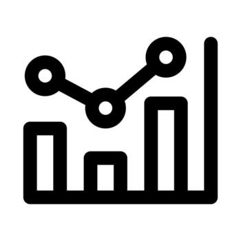 Creative Analysis Chart innovative modern icons collection illustrating data visualization, insights, and statistical reporting vector