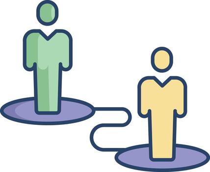 navigate map linear color icon vector