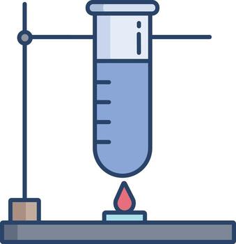 Laboratory linear color icon design vector