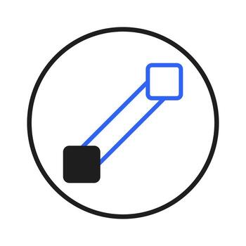 resumen red conexión presentando un geométrico ilustración en un circular forma transporte datos vector