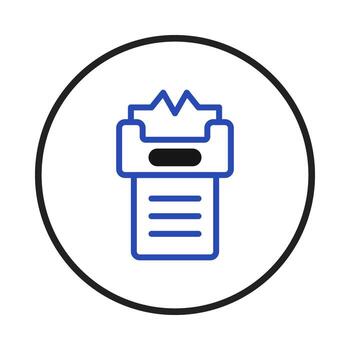 Abstract storage concept representing filing system document archive data box and vector