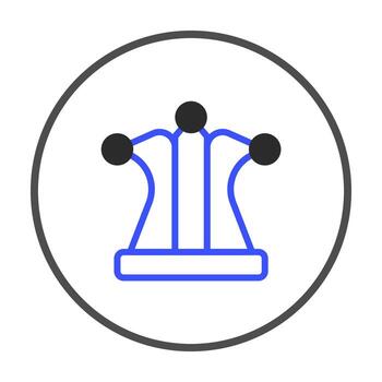 Elegant modern stylized schematic diagram presenting network connectivity with interconnected vector
